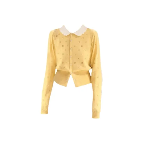 MA JOURNEE Желтый Женский Трикотаж