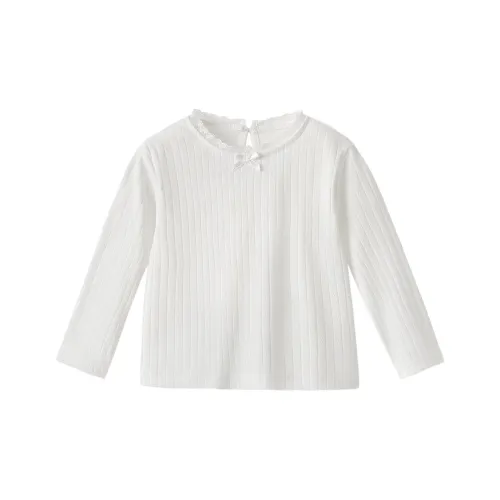 JELLYBABY Однотонный Кружево с отделкой Ожерелье-чокер Длинный рукав Топ