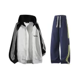 Фотиния Серый и Черный & Темно-синий Синий & Желтый Полосы