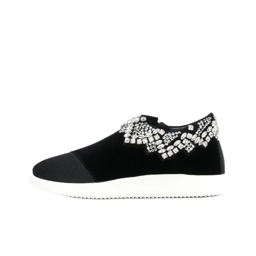 Giuseppe Zanotti GZ Gemma Низкий Топ Повседневная Обувь Женская Черная