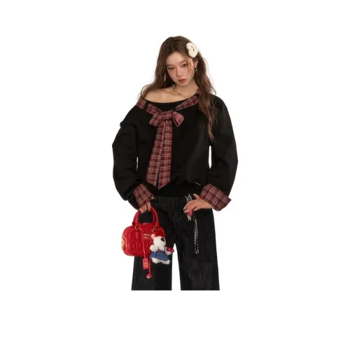 REMOULD Черный Женский Свитшот