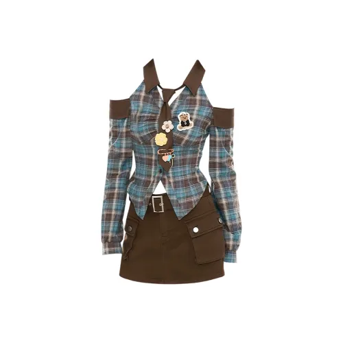 GRAYISMOON Женские Комплекты с Юбкой