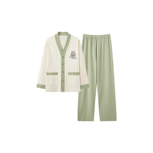 FENTENGCARE Светло-зеленый Мужской Пижамный комплект