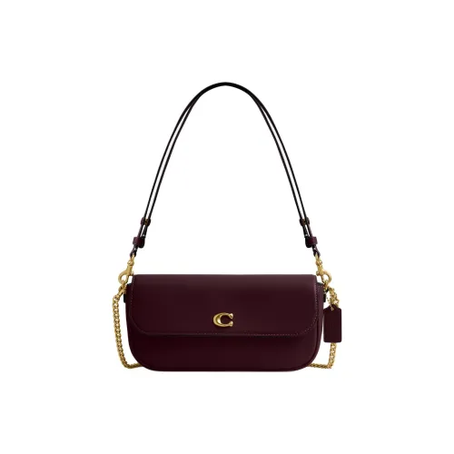 COACH Телячья кожа Сумка на плечо Средняя Женская Мерло