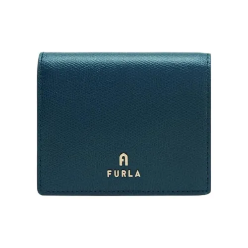 Furla Кожа Кошелек Маленький Женский Синий