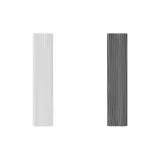 Белый + Темно-серый