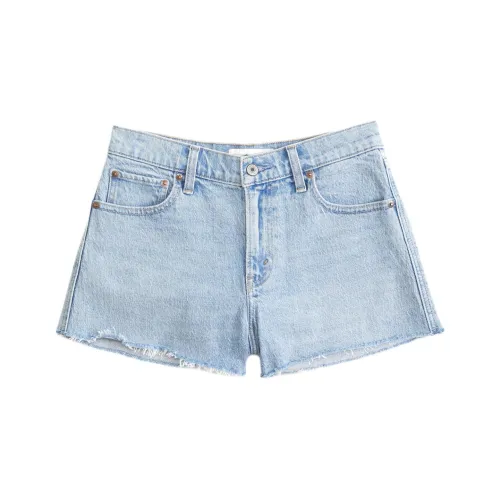 Женские джинсовые шорты Abercrombie＆Fitch