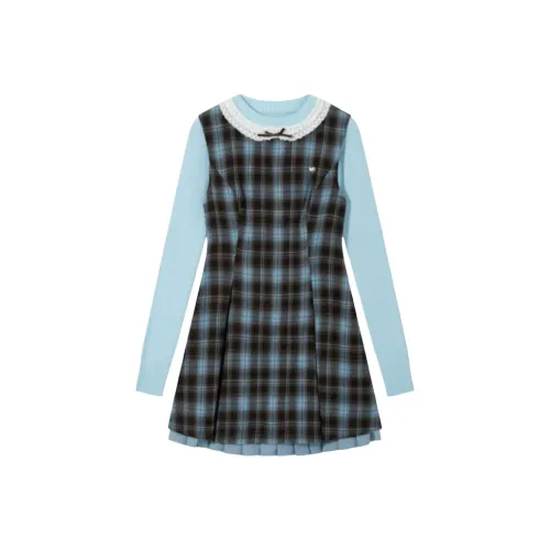 IQC Синий Женские Комплекты с Юбкой