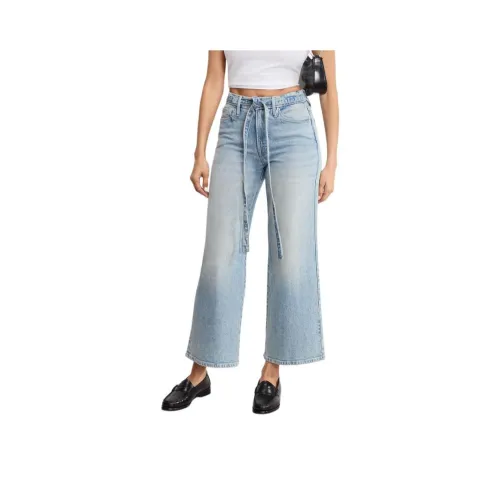 GOOD AMERICAN Светло-синие женские джинсы