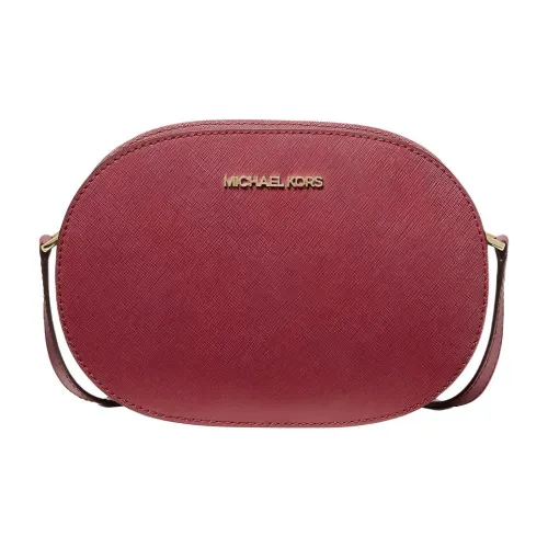 MICHAEL KORS Jet Set Travel Saffiano кожа через плечо сумка средний размер женский бордовый