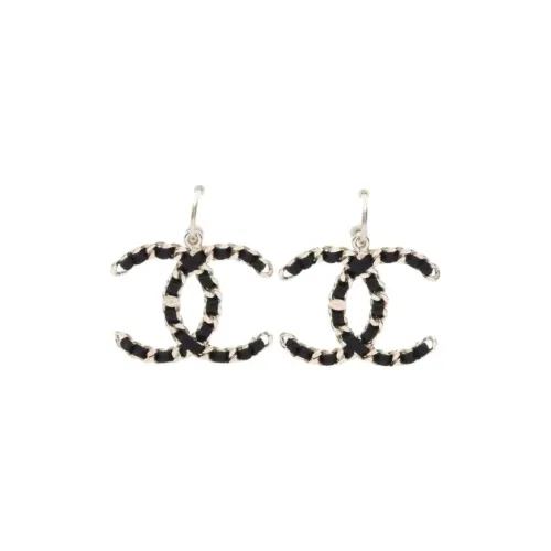 Серьги CHANEL GP Женские Золото Черный