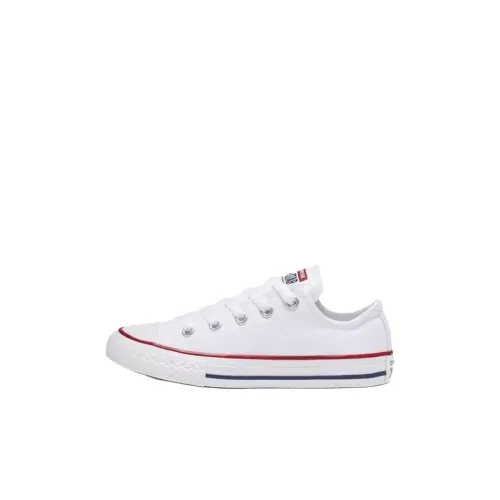 Converse Chuck Taylor All Star All Star Low Топ Кроссовки для скейтбординга Стандартный белый Детские Возраст 3-7 лет