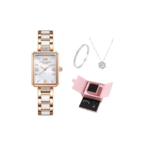 UYICOO Кварцевый механизм Женские часы 22,5 мм * 29,9 мм * 9,5 мм, цвет жемчужная раковина