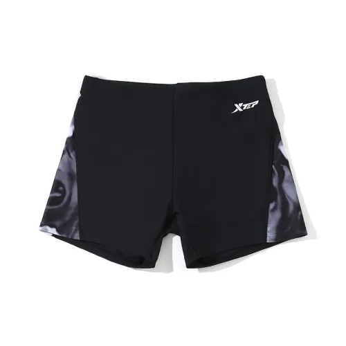 XTEP Мужские черные плавательные шорты