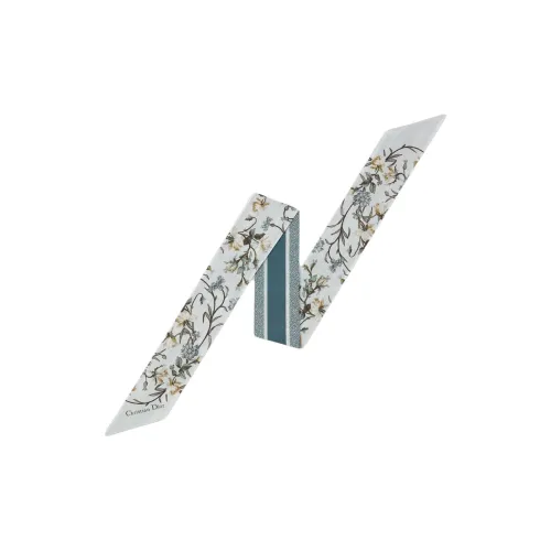 DIOR Шарфы из шелка Tutov Унисекс Белый