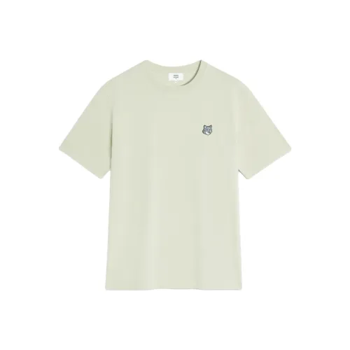 Maison Kitsune Бежевые Мужские T-рубашки