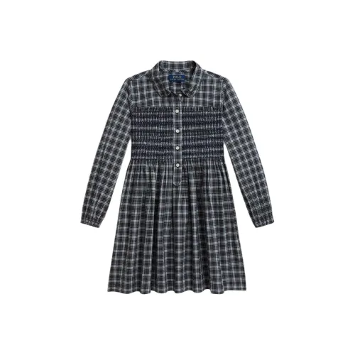 Polo Ralph Lauren Blue Kids Dresses Поло Ralph Lauren Синие Детские Платья