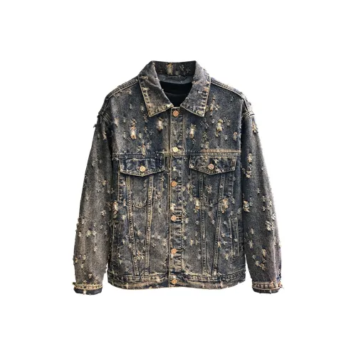 YGQPZHZ Кофе Мужские Джинсовые Куртки