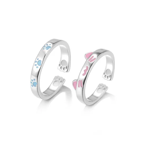 Clect Экологичный Сплав Пара Кольцо Унисекс