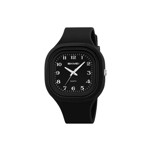 SKMEI Кварцевый механизм силиконовый ремешок унисекс черный циферблат