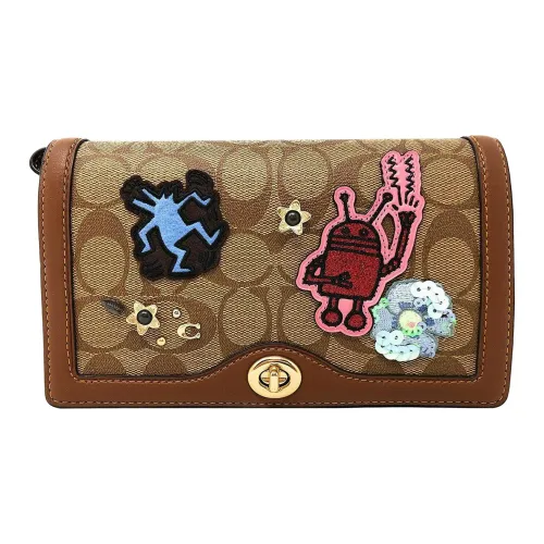 COACH Foldover Сумки через плечо Женские