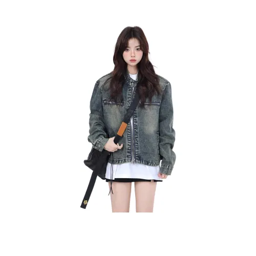 Find Yourself Джинсовый синий Унисекс Куртки