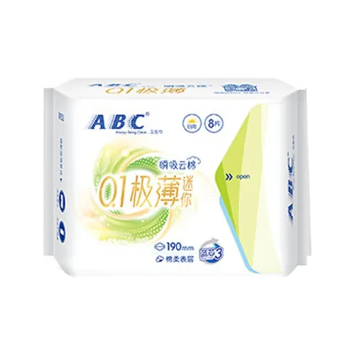 ABC Светлый Прозрачный Мини Гигиенические прокладки Дружественные к коже и Дышащие