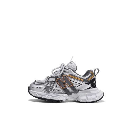 Cool Odd Rebound Дышащий Легкий Амортизация Низкий Топ Kids Lifestyle Shoes Серый Оранжевый Детский