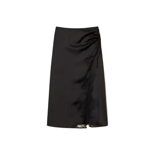 TWINSET Milano SS25 Повседневный Длинный Юбка Женские Черный