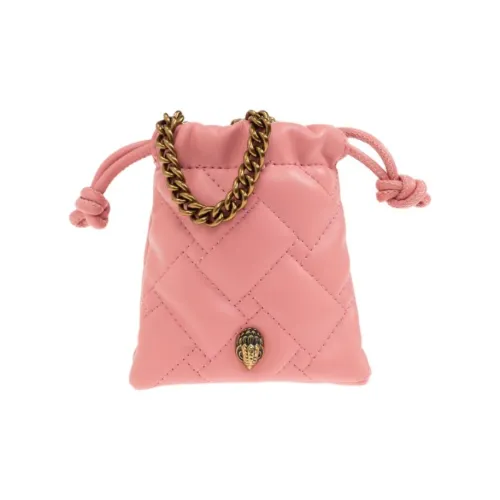 Kurt Geiger London Кожа Плечевая Сумка Маленькая Женская Розовая