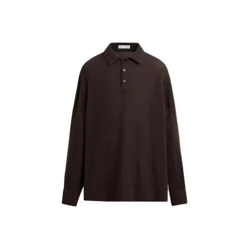 ZARA Коричневая Мужская Поло