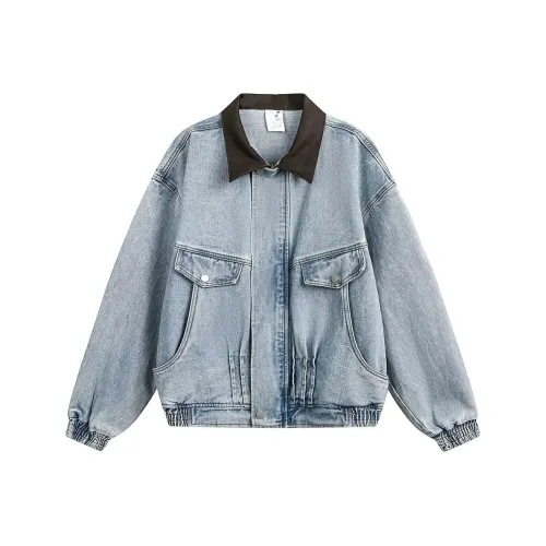 Hungo Синий Мужской Джинсовые Куртки