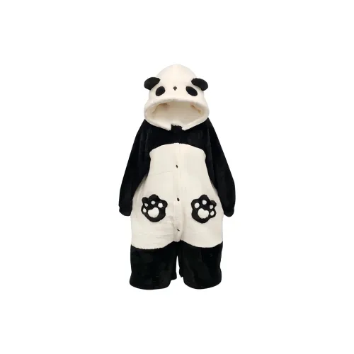 MEIJIAO Черный Белый Женские Комбинезоны Домашние