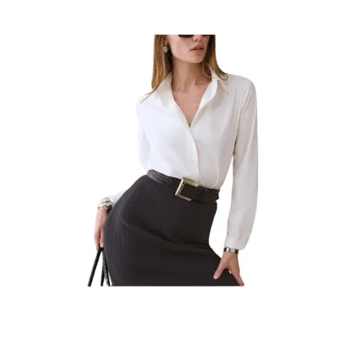 REFORMATION Alfie Relaxed Рубашка Женская