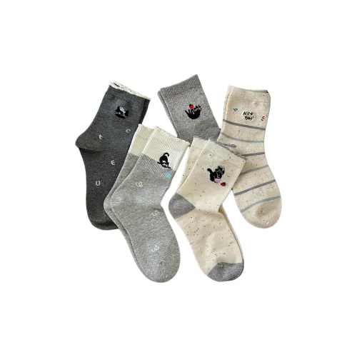 MIIOW Spring And Summer Носки Crew Женские