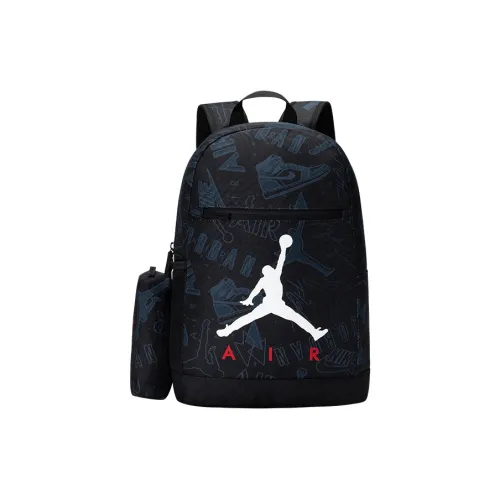 Jordan Polyester Backpack Medium Unisex Dark Blue Джордан Полиэстер Рюкзак Средний Унисекс Темно-Синий