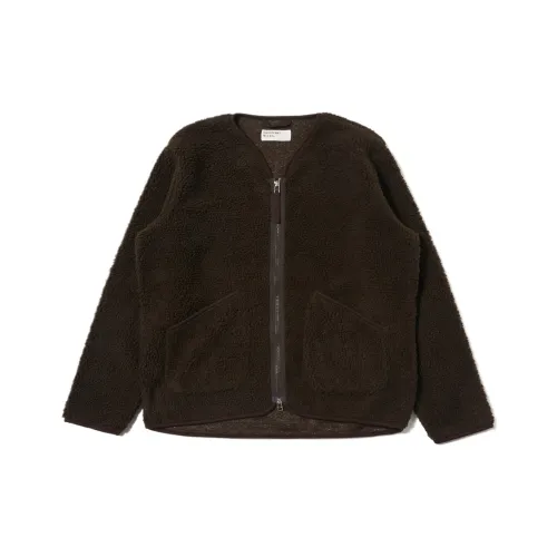 Universal Works Темно-коричневые унисекс куртки