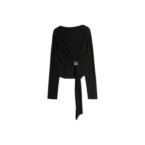 ELLE Черные Женские Свитера