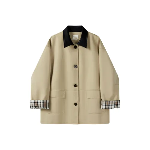 POWXV Хаки Женская Тренч