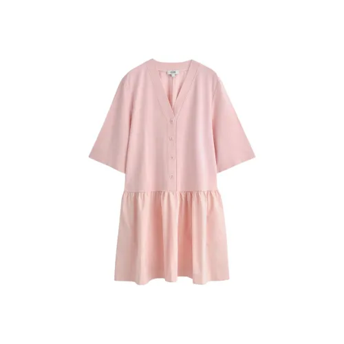 COS Короткий рукав платье женское