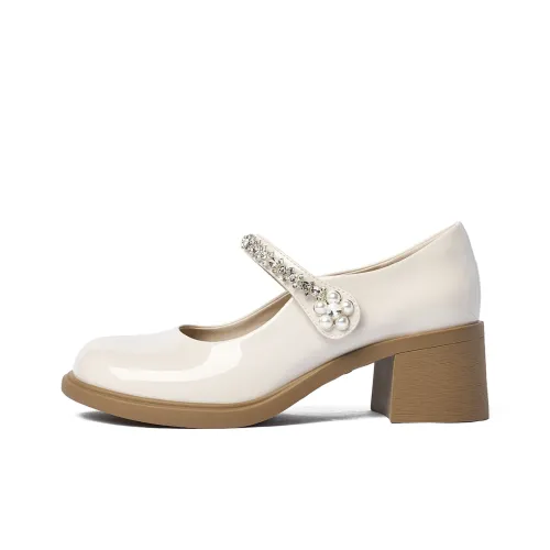 JOSINY Грубый каблук Мэри Джейн Женские обувь