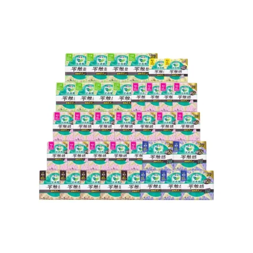 Laurier ZERO Touch Daily Nighttime Комбинированные гигиенические прокладки Soft Wa Дружественные к коже Thirty Six штук комплект