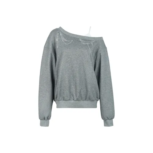 Valeria Obbaco Свитшот Женский Серый