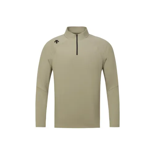 DESCENTE Длинный рукав Трикотаж Комплексное обучение Спортивный и Фитнес Гигроскопичность Быстросохнущий Мужской