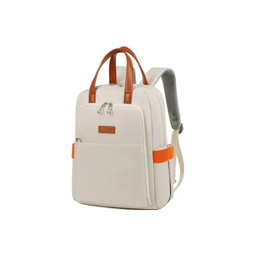 Eight Small Million Oxford Рюкзак Стандартный Унисекс Бежевый Желтый Темно-черный Небесно-синий