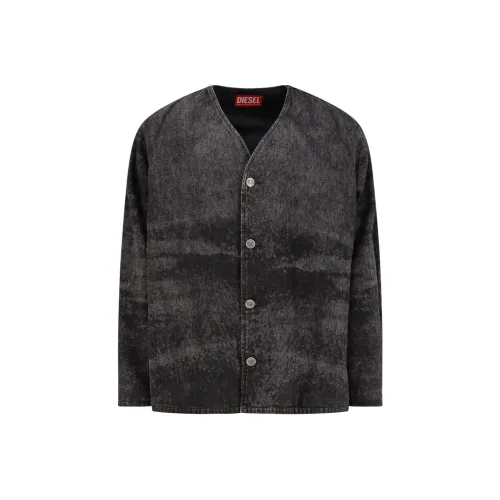 DIESEL Черные Женские Джинсовые Куртки