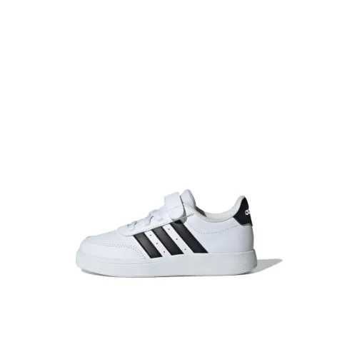 Adidas BREAKNET 2,0 Slip-resistant Anti KICK Low Top Детские Скейтбординги Белый Детский
