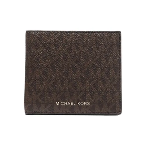 MICHAEL KORS Кошелек из искусственной кожи мужской кофе