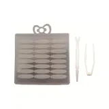 Двусторонний двойной патч для век овальной формы, клейкий: 1 упаковка