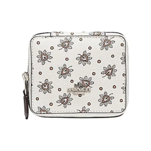 COACH Шкатулка для украшений косметички мел белый женские